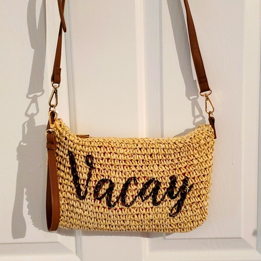 Boho Vacay Woven Style Crossbody Bag